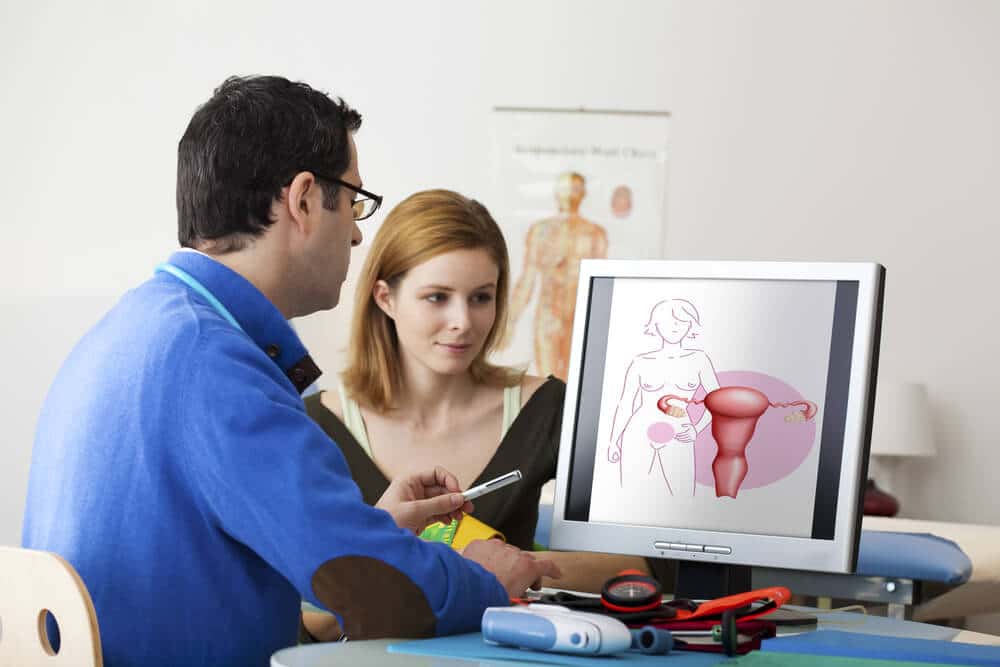 Woman at a Gynecology Consultation