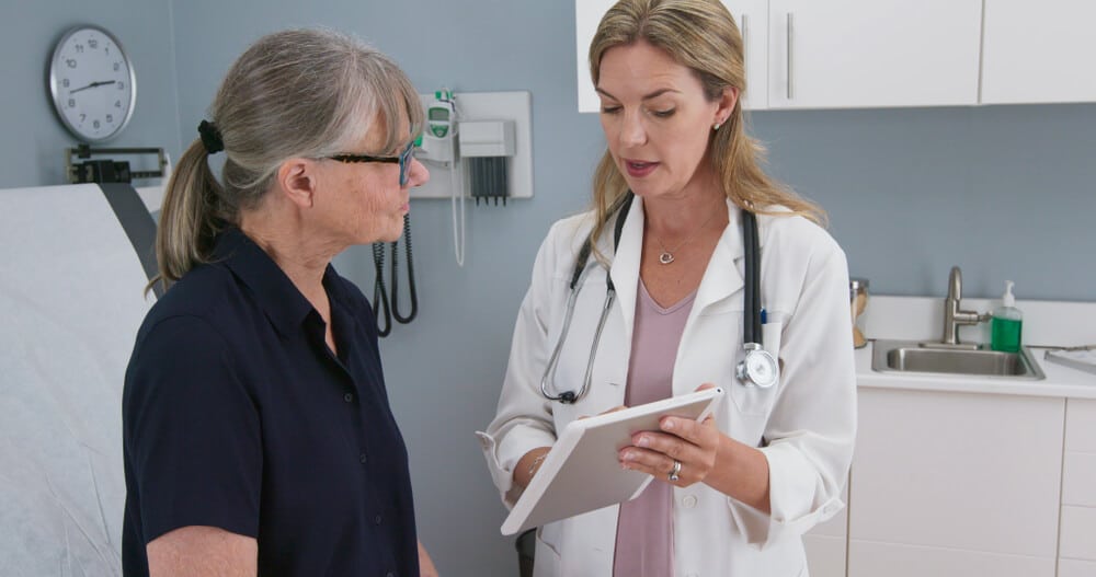 Woman Visiting Primary Care Physician for Regular Check Up